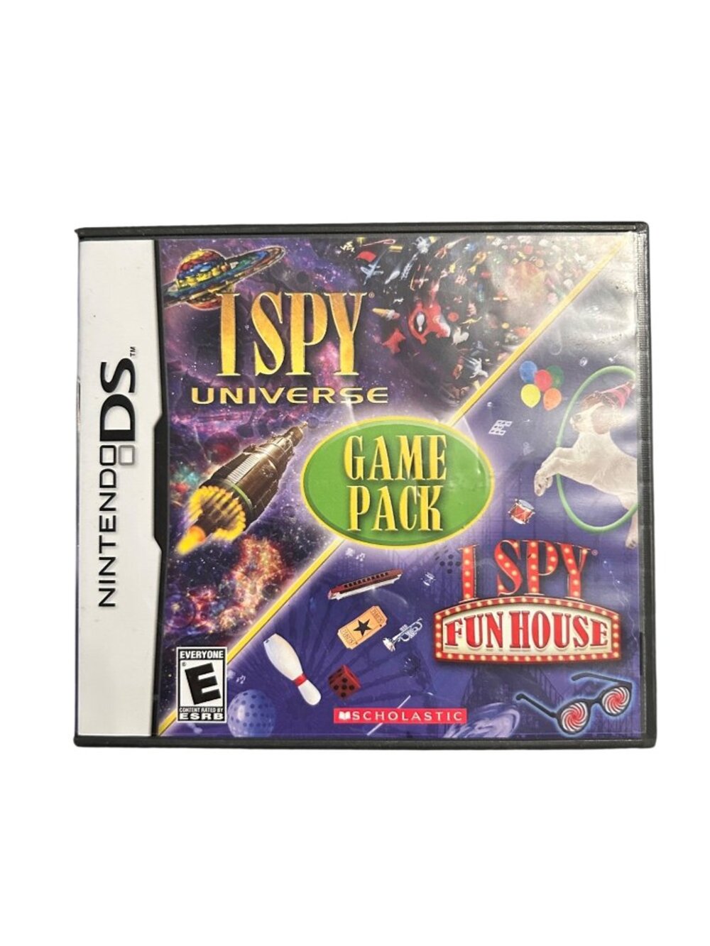 I Spy Universe & Fun House Nintendo DS Game Pack Complete W/ Manual
